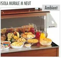 Стол шведский нейтральный Tecfrigo MURALE 4 M Neutral светлый орех в ЦИРИ - улучшите ваше предложение самообслуживания Стол шведский нейтральный Tecfrigo MURALE 4 M Neutral светлый орех - модернизируйте вашу линию раздачи и салат-бар