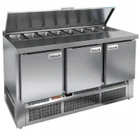 Стол для салатов HICOLD SLE1-11GN (1/3) с крышкой