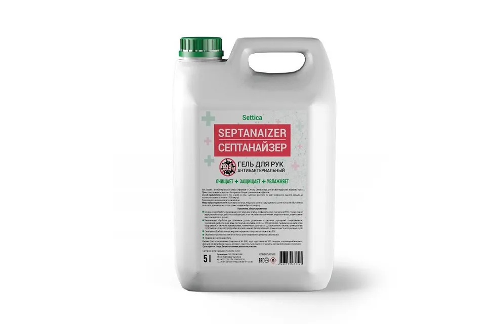 Познакомьтесь с Гель антибактериальный Settica Septanaizer 5л - гигиена и чистота в вашем кафе или ресторане
 Гель антибактериальный Settica Septanaizer 5л - эффективные санитарные решения для общепита от ЦИРИ