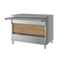 Прилавок нейтральный Марихолодмаш ПН11 без полок - модернизируйте вашу линию раздачи и салат-бар