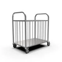 Анонс Тележка для белья Кобор ТБ-85/55 - современное оборудование для прачечных от ЦИРИ