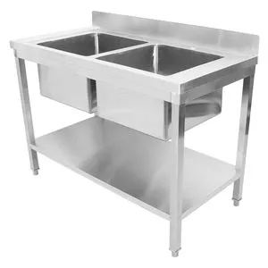 Ванна моечная VIATTO VA-STD245A - оптимизация кухонного пространства в общепите Подробное изображение Ванна моечная VIATTO VA-STD245A - нейтральное оборудование для профессиональных кухонь