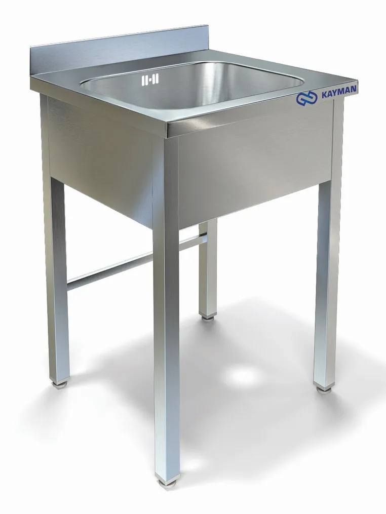 Ванна моечная KAYMAN ВМЦ-231/77 - оптимизация кухонного пространства в общепите Подробное изображение Ванна моечная KAYMAN ВМЦ-231/77 - нейтральное оборудование для профессиональных кухонь