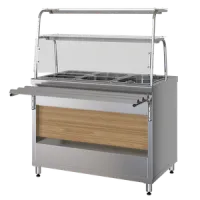 Прилавок-мармит Марихолодмаш ПМВЭ11 для вторых блюд - модернизируйте вашу линию раздачи и салат-бар