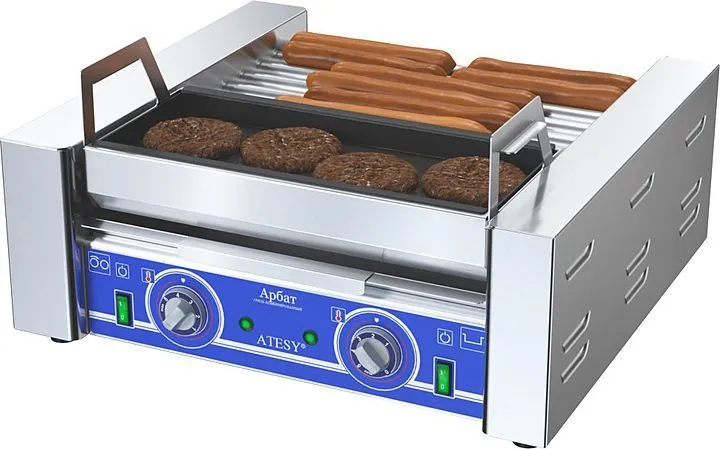 Гриль комбинированный ATESY Арбат КГ-7.1П-440-01 фото в Москве