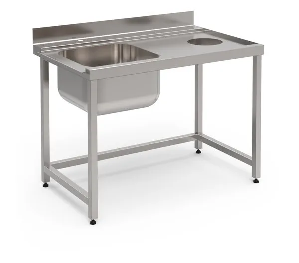 Стол предмоечный Vortmax СПМП-1200/770-п в ЦИРИ - Эффективное оборудование для общепита Анонс Стол предмоечный Vortmax СПМП-1200/770-п - современное оборудование для кухонь общепита