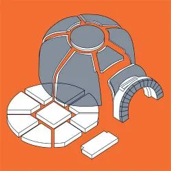 Печь дровяная Valoriani Vesuvio 120GR