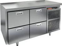 Стол холодильный HICOLD GN 22/TN O без борта