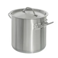 Кастрюля Foodatlas 6 л, d200, h200, c крышкой в ЦИРИ - профессиональная посуда и инвентарь для общепита Кастрюля Foodatlas 6 л, d200, h200, c крышкой - современная посуда и инвентарь для вашего ресторана или кафе