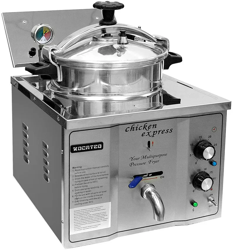 Фритюрница под давлением настольная Kocateq PFE16 Фритюрница под давлением настольная Kocateq PFE16