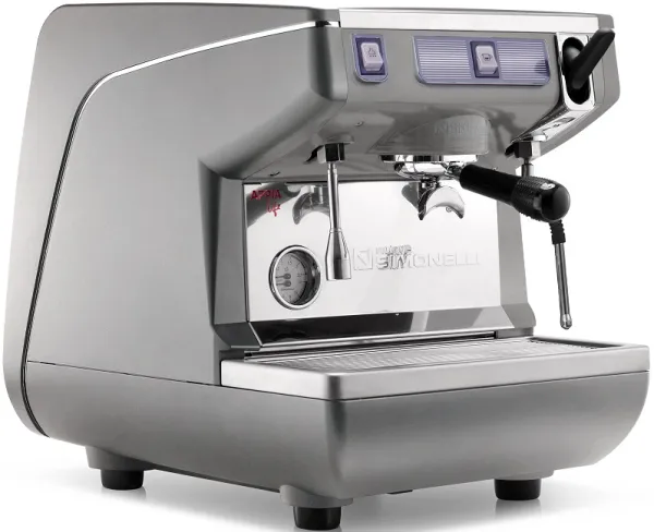 Кофемашина Nuova Simonelli Appia LIFE 1gr S 220V (полуавтомат) высокая группа, серый металлик фото в Москве
