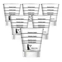 Набор градуированных кофейных стаканов Motta 6 шт в ЦИРИ - перфекционизм в каждой чашке кофе Анонс Набор градуированных кофейных стаканов Motta 6 шт - Современные кофемашины для профессионалов общепита