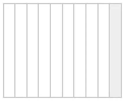 Решетка Vitella 10 (50х400 мм) фото в Москве