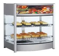 Витрина тепловая настольная с 2 полками, объемом 107 л, с подсветкой Kocateq RTR 107L фото в Москве