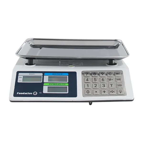 Анонс Весы торговые Foodatlas ВТ-982S (40кг/2гр) - современные весы для бизнеса от ЦИРИ