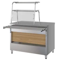 Прилавок нейтральный Марихолодмаш ПНП11 с полками - модернизируйте вашу линию раздачи и салат-бар