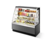 Витрина кондитерская Chilz VETE KUB OFT 90 серый матовый, шлифованная нержавейка