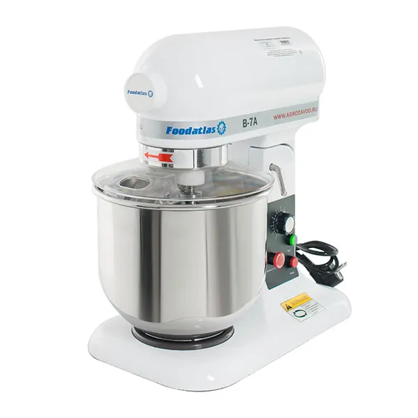 Анонс Миксер планетарный Foodatlas B-7A Eco белый - современное оборудование для хлебопечения и кондитерских изделий