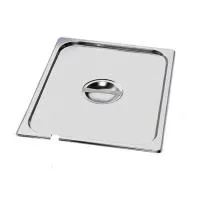 Крышка Foodatlas для гастроемкости с отверстием для ложки GN-2/3 - современная посуда и инвентарь для вашего ресторана или кафе