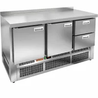 Стол холодильный HICOLD GNE 112/TN с бортом