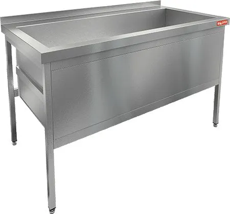 Ванна котломоечная HICOLD Н1МКС-10/7 - оптимизация кухонного пространства в общепите Подробное изображение Ванна котломоечная HICOLD Н1МКС-10/7 - нейтральное оборудование для профессиональных кухонь