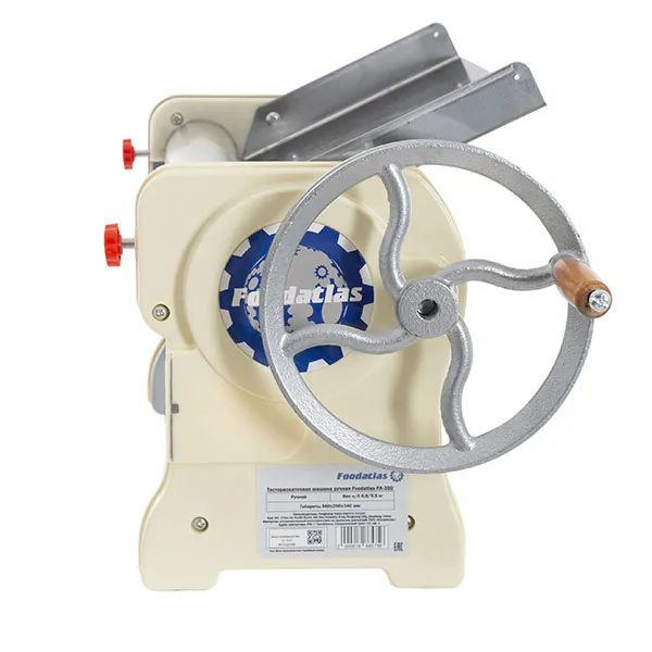 Анонс Тестораскаточная машина ручная Foodatlas FA-350 - современное оборудование для хлебопечения и кондитерских изделий