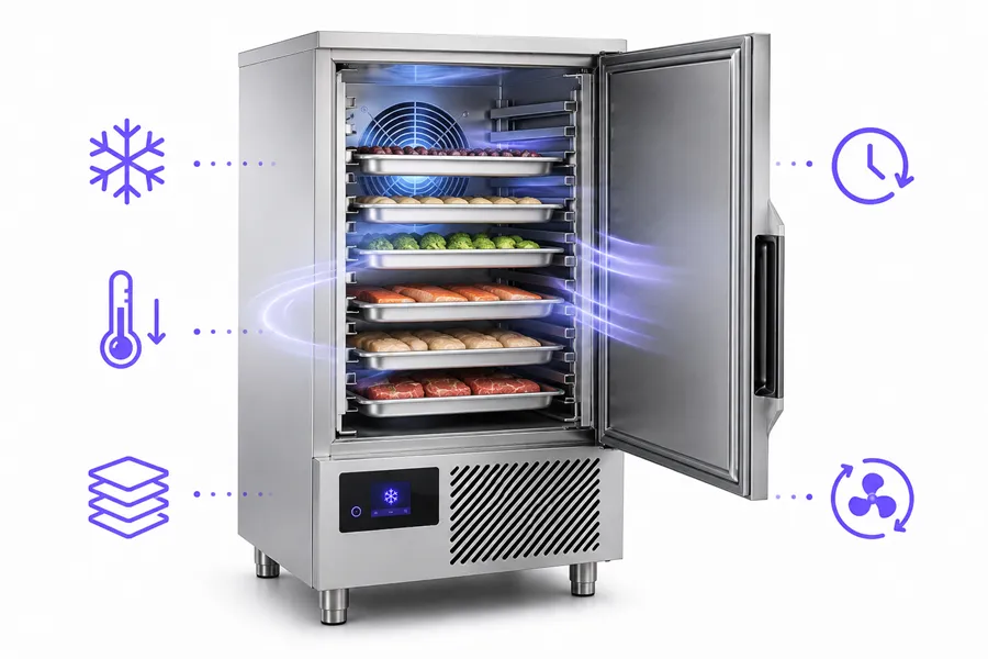 Шкаф шоковой заморозки: как работает и как рассчитать производительность