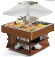 Салат-бар охлаждающий Tecfrigo OASI 4 M темный орех фото в Москве