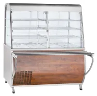 Прилавок-витрина Abat Премьер ПВВ(Н)-70Т-С-01-НШ кашир. - модернизируйте вашу линию раздачи и салат-бар