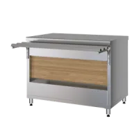 Прилавок нейтральный Марихолодмаш ПН15 без полок - модернизируйте вашу линию раздачи и салат-бар