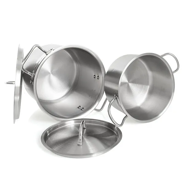 Набор посуды  Foodatlas "Дуэт" Кастрюли 2,7+6,0 в ЦИРИ - профессиональная посуда и инвентарь для общепита Набор посуды  Foodatlas "Дуэт" Кастрюли 2,7+6,0 - современная посуда и инвентарь для вашего ресторана или кафе