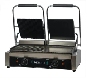 Все о Гриль прижимной Hurakan HKN-PE44MT - выбор профессионалов для фаст-фуда Подробное изображение Гриль прижимной Hurakan HKN-PE44MT - профессиональное оборудование для фаст-фуда