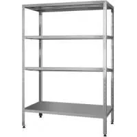 Стеллаж кухонный СтПН Финист 1000х600х1800 (4 полки сплошные нерж. 0,8 мм) в ЦИРИ - Эффективное оборудование для общепита Анонс Стеллаж кухонный СтПН Финист 1000х600х1800 (4 полки сплошные нерж. 0,8 мм) - современное оборудование для кухонь общепита