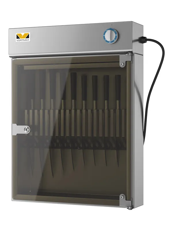 Познакомьтесь с Стерилизатор для ножей Vortmax KS 18 - гигиена и чистота в вашем кафе или ресторане
 Стерилизатор для ножей Vortmax KS 18 - эффективные санитарные решения для общепита от ЦИРИ