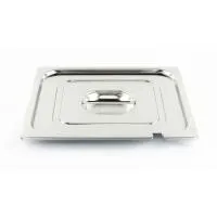 Крышка Foodatlas для гастроемкости с отверстием для ложки GN-2/1 - современная посуда и инвентарь для вашего ресторана или кафе