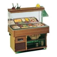 Стол шведский холодильный Tecfrigo MURALE 4 M темный орех - модернизируйте вашу линию раздачи и салат-бар