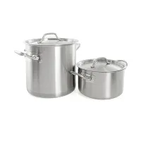 Набор посуды  Foodatlas "Дуэт" Кастрюли 2,7+6,0 в ЦИРИ - профессиональная посуда и инвентарь для общепита Набор посуды  Foodatlas "Дуэт" Кастрюли 2,7+6,0 - современная посуда и инвентарь для вашего ресторана или кафе