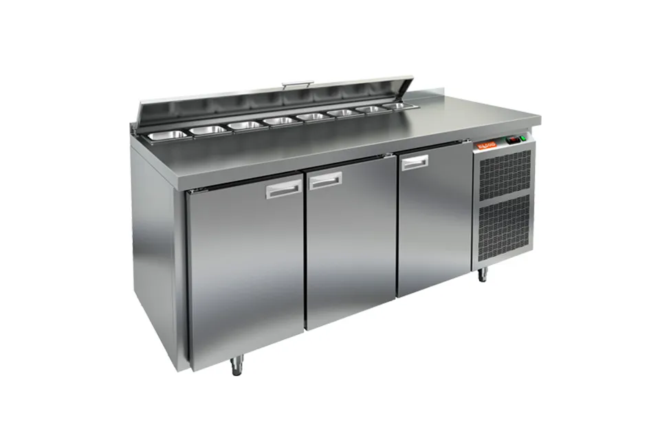 Стол для салатов HICOLD SL2-111GN (1/6) с крышкой