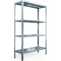 Стеллаж кухонный Assum СТП-П-12/6 Н (1200х600х1800) (цельные полки) фото в Москве