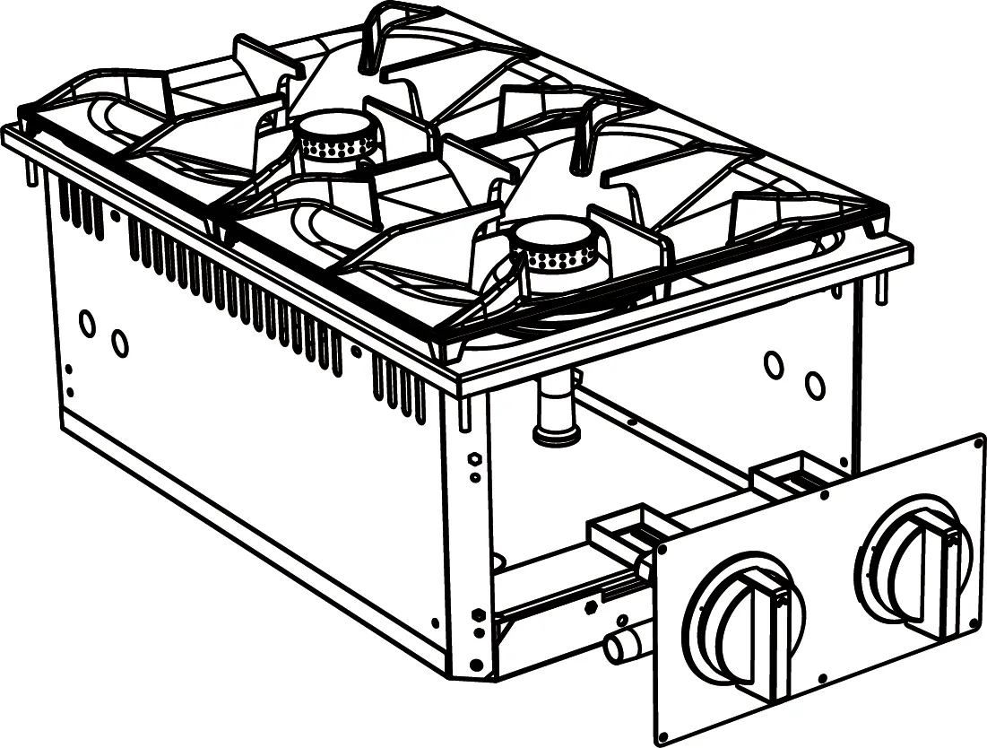 Плита газовая встраиваемая Apach SLDIG7RG4 Плита газовая встраиваемая Apach SLDIG7RG4
