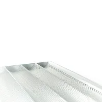 Противень для выпечки багетов Foodatlas 600х400 алюминий перф. в ЦИРИ - профессиональная посуда и инвентарь для общепита Противень для выпечки багетов Foodatlas 600х400 алюминий перф. - современная посуда и инвентарь для вашего ресторана или кафе