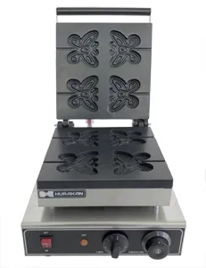 Все о Вафельница Hurakan HKN-GES10 BUTTERFLY - выбор профессионалов для фаст-фуда Подробное изображение Вафельница Hurakan HKN-GES10 BUTTERFLY - профессиональное оборудование для фаст-фуда