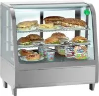 Витрина холодильная Koreco RTW100L серебро