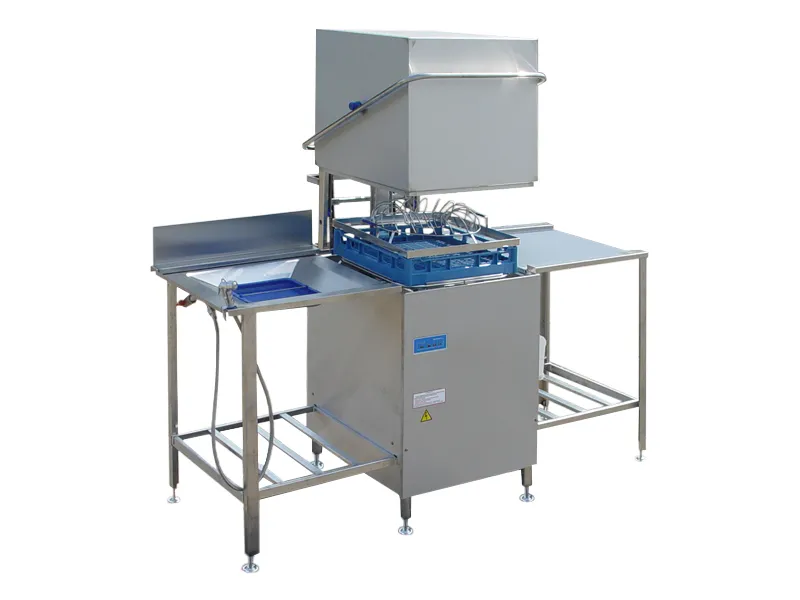 Купольная посудомоечная машина ГродТоргМаш МПУ-700-01 со столами загрузки и разгрузки