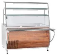 Прилавок-витрина Abat Премьер ПВВ(Н)-70Т-01-НШ кашир. - модернизируйте вашу линию раздачи и салат-бар