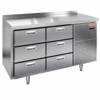 Стол холодильный HICOLD GN 33/TN с бортом