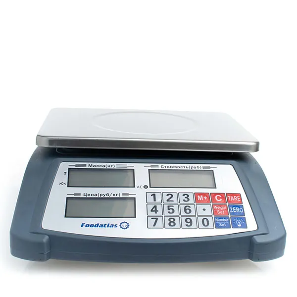Анонс Весы торговые Foodatlas YZ-506 (6кг/0,2гр) - современные весы для бизнеса от ЦИРИ
