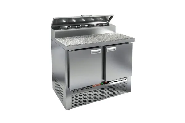 Стол для пиццы HICOLD PZE2-11/GN (1/6H) камень