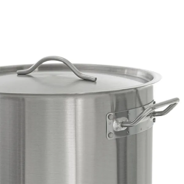 Кастрюля Foodatlas 17 л, d280, h280, c крышкой в ЦИРИ - профессиональная посуда и инвентарь для общепита Кастрюля Foodatlas 17 л, d280, h280, c крышкой - современная посуда и инвентарь для вашего ресторана или кафе