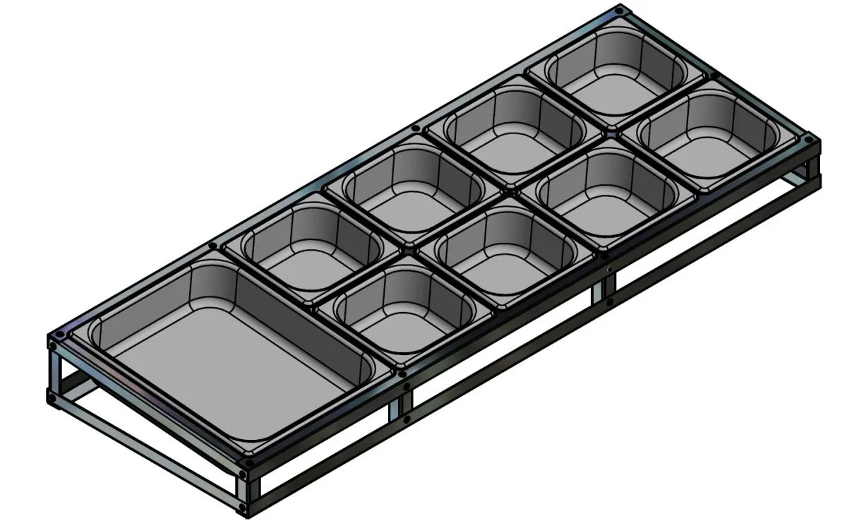 Подставка KAYMAN RIGA ПГЗО-1000/351 - оптимизация кухонного пространства в общепите Подробное изображение Подставка KAYMAN RIGA ПГЗО-1000/351 - нейтральное оборудование для профессиональных кухонь